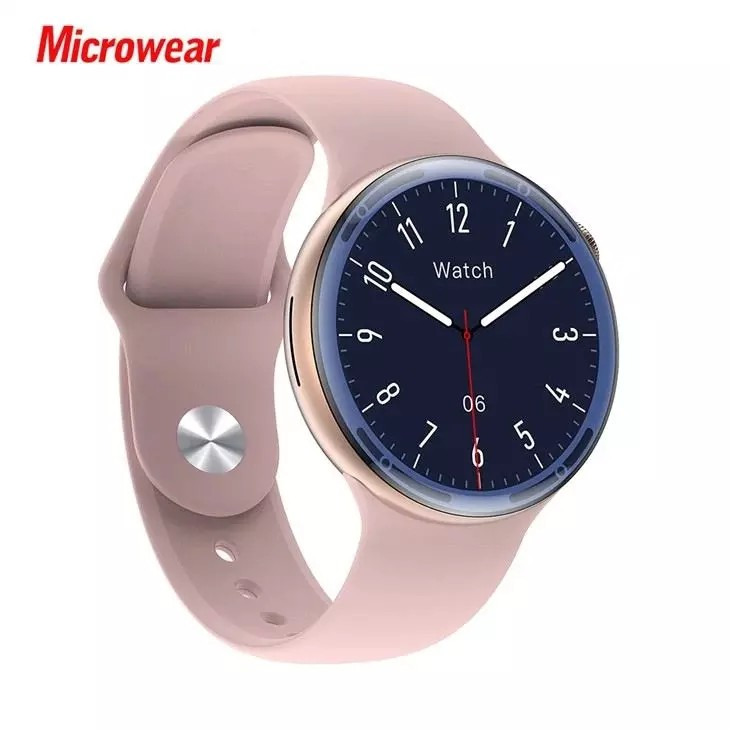 Smartwatch W8P W28 Pro Redondo Serie 8 Com NFC Comando de Voz