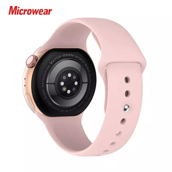 Smartwatch W8P W28 Pro Redondo Serie 8 Com NFC Comando de Voz